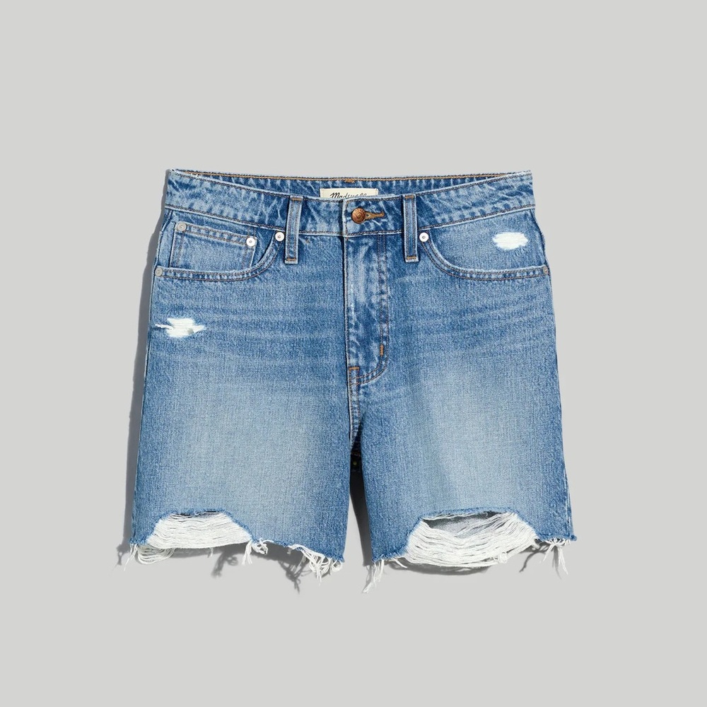 Madewell Relaxed Mid-Length Denim Shorts Size 27